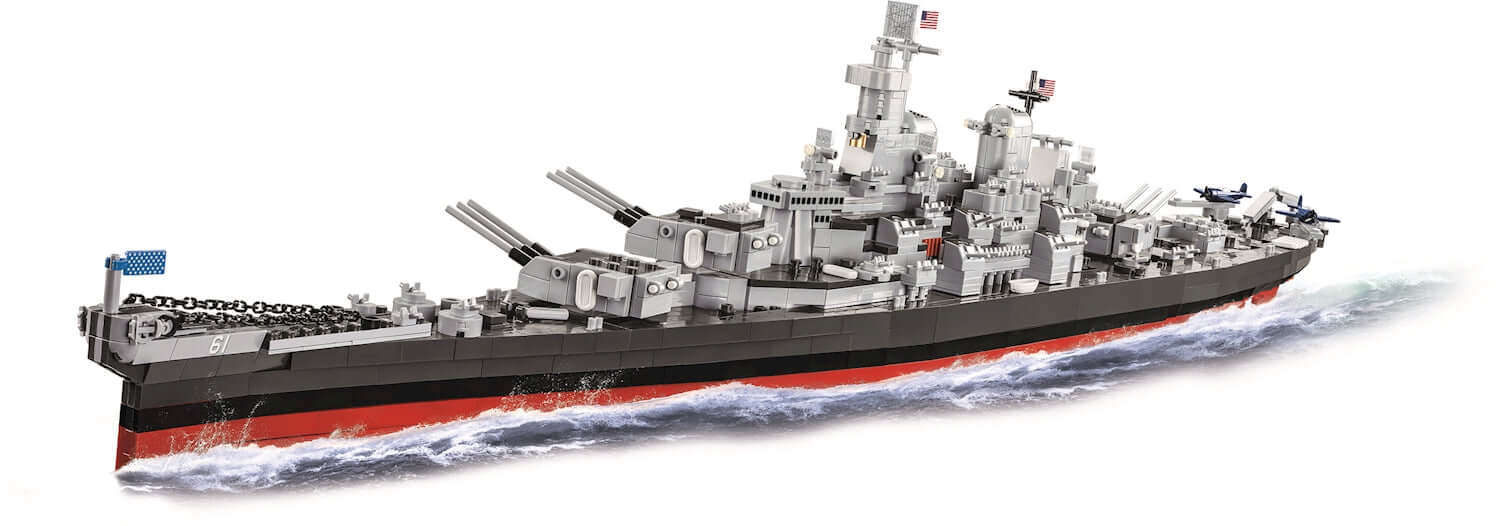Battleship Iowa-Class / 2685 pcs (4in1 Classe Iowa) - COBI 4836