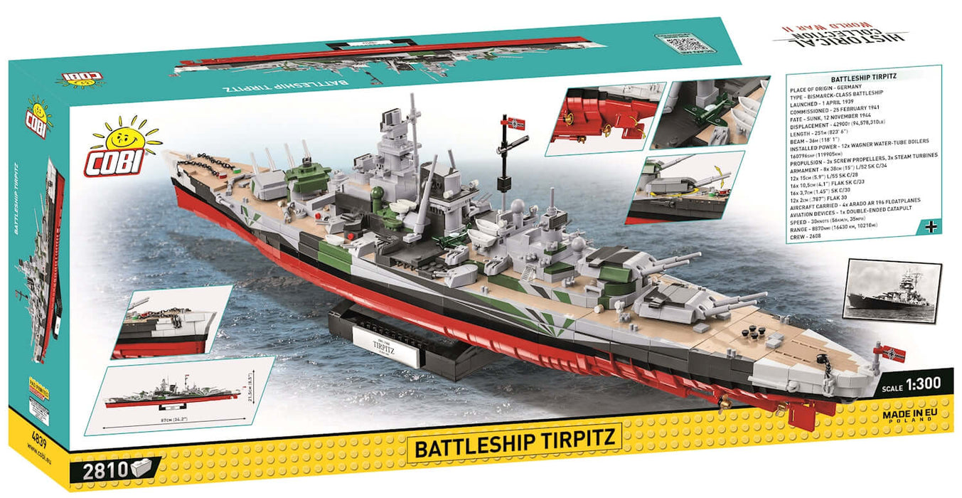 Cuirassé Tirpitz / 2810 pcs - COBI 4839