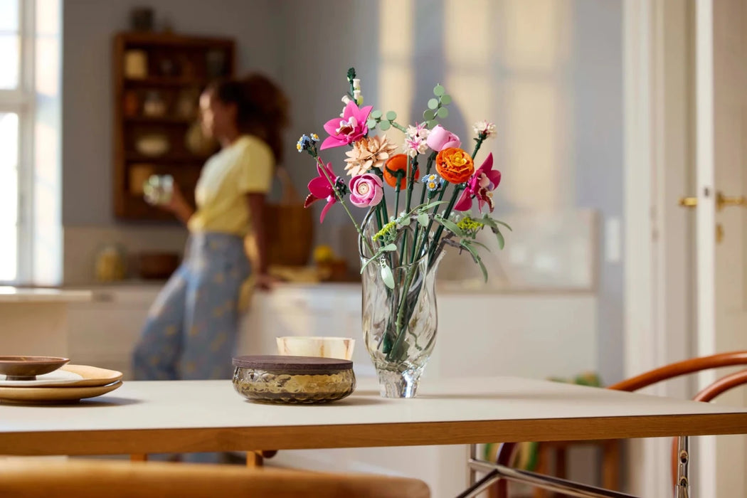 Bouquet di fiori rosa - 10342 - Il Mattoncino