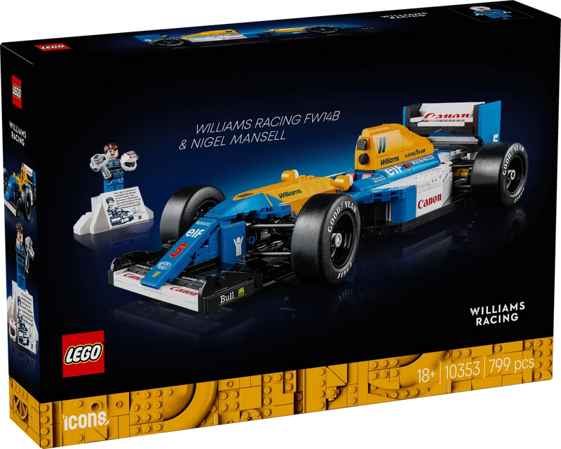 Williams Racing FW14B e Nigel Mansell - 10353 - Il Mattoncino