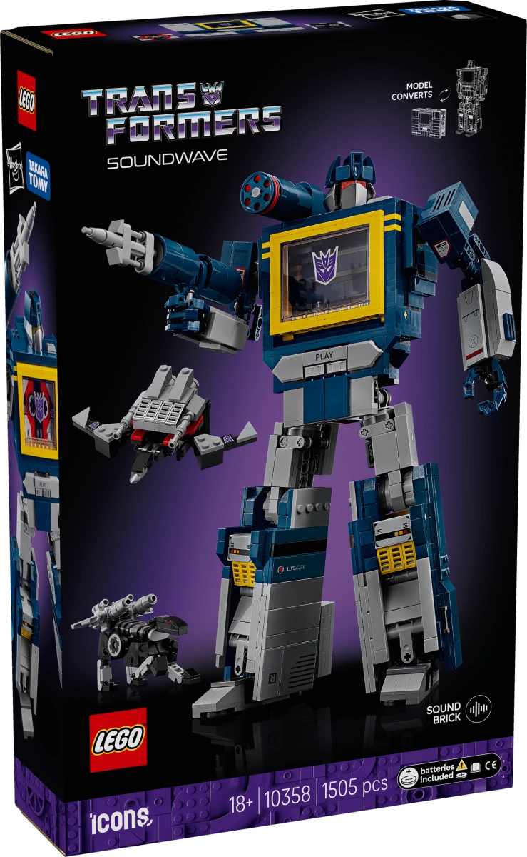 Transformers: Soundwave - 10358 - Il Mattoncino