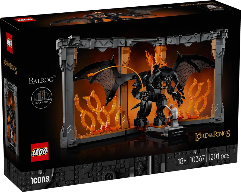 Il Signore degli Anelli: Book Nook del Balrog™ - 10367 - Il Mattoncino