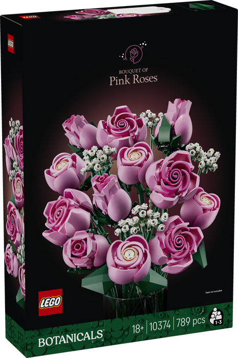 Bouquet di rose rosa - 10374