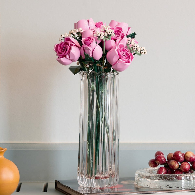 Bouquet di rose rosa - 10374 - Il Mattoncino