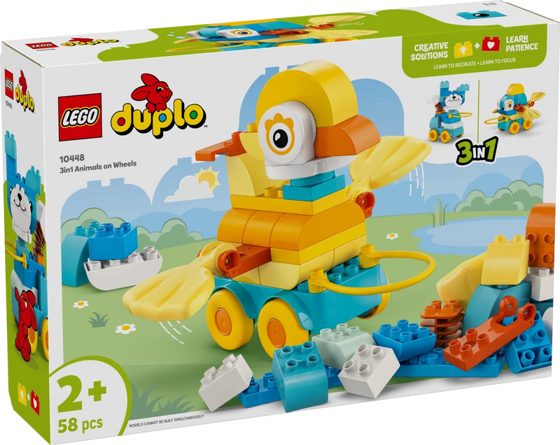 Animali su ruote 3 in 1 - 10448 - Il Mattoncino