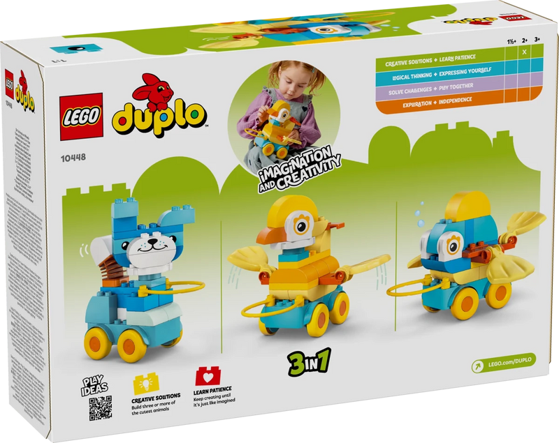 Animali su ruote 3 in 1 - 10448 - Il Mattoncino