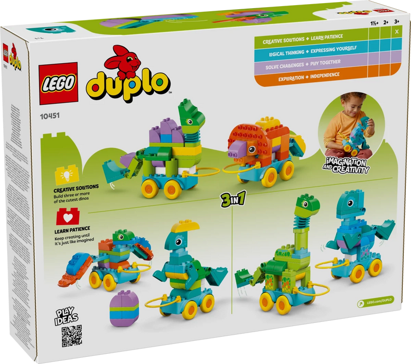 Dinosauri su ruote 3 in 1 - 10451 - Il Mattoncino