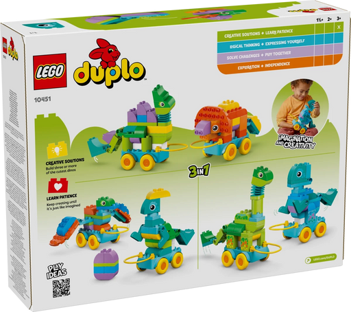 Dinosauri su ruote 3 in 1 - 10451 - Il Mattoncino