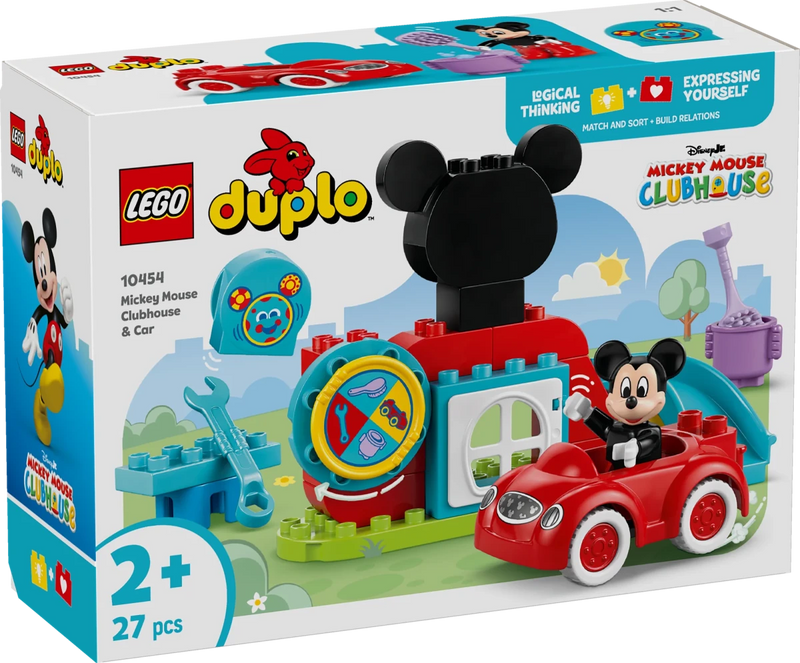 La casa e l’auto di Topolino - 10454 - Il Mattoncino