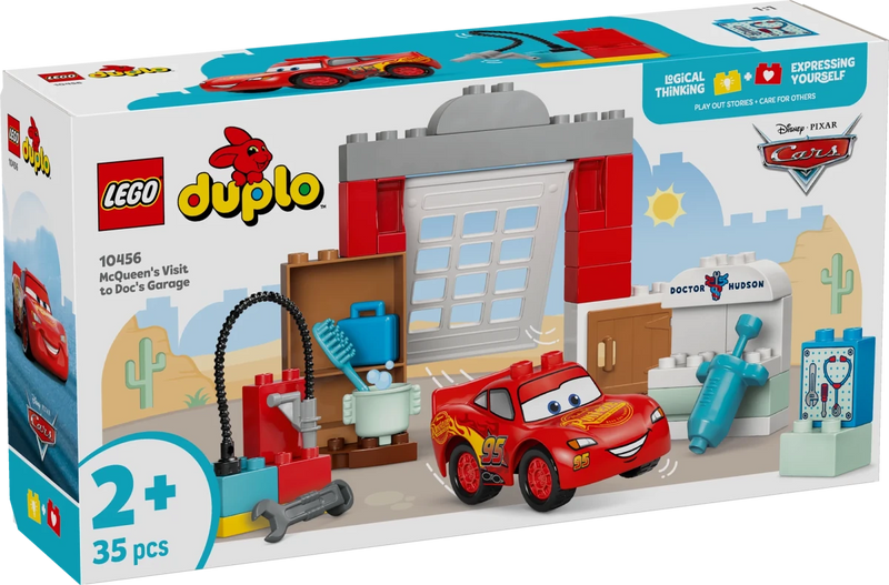 La visita di McQueen all’officina di Doc - 10456 - Il Mattoncino