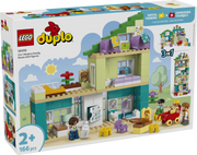 Casa familiare moderna 3 in 1 con personaggi - 10470 - Il Mattoncino