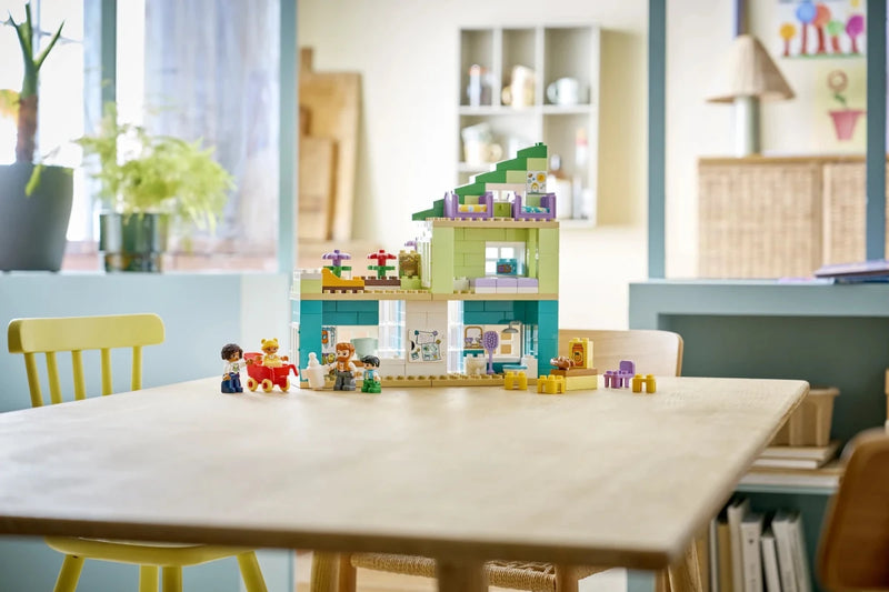 Casa familiare moderna 3 in 1 con personaggi - 10470 - Il Mattoncino