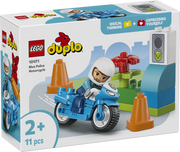 Motocicletta blu della Polizia - 10471 - Il Mattoncino