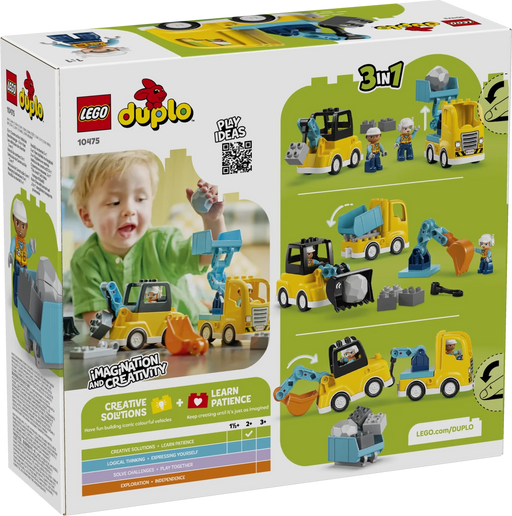 Veicoli da cantiere 3 in 1 - 10475 - Il Mattoncino