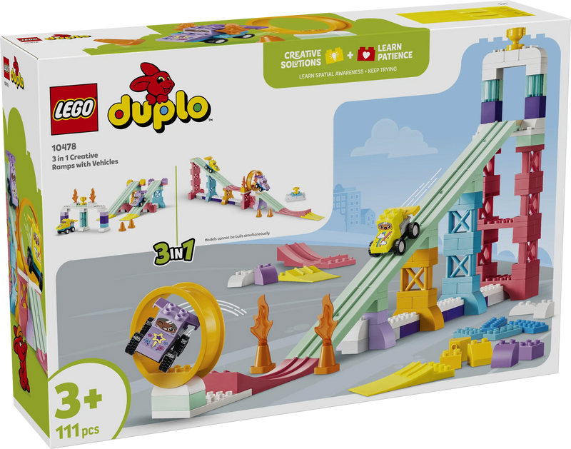 Rampe creative 3 in 1 con veicoli - 10478