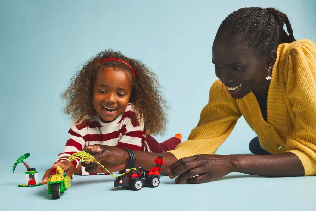 Inseguimento sui dino - veicoli di Spin ed Electro - 11198 - Il Mattoncino