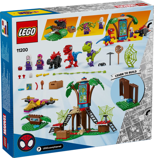 Battaglia con il raptor al quartier generale sull’albero di Spider - man e Gobby - 11200 - Il Mattoncino