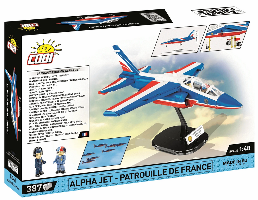 Alpha Jet P. de France / 387 pcs Patrouille de France - COBI 5841