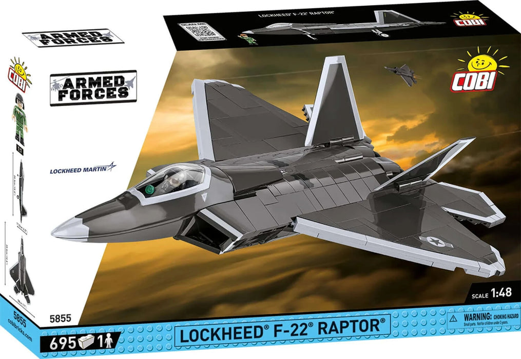 Lockheed F-22 Raptor / 695 pcs - COBI 5855