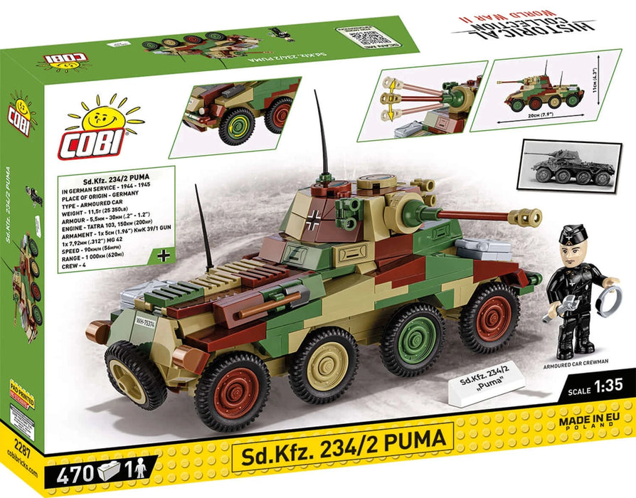 Sd.Kfz. 234/2 Puma / 470 pcs - COBI 2287