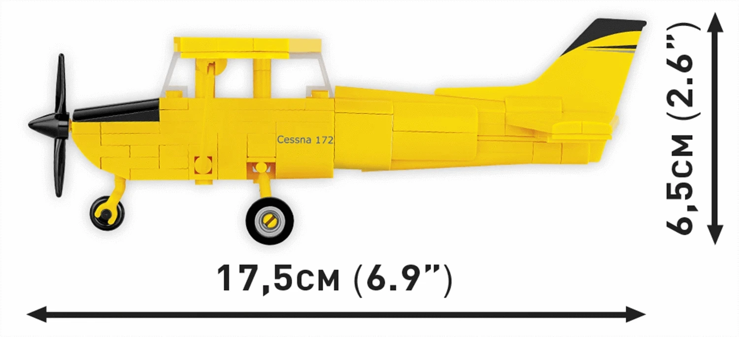 Cessna 172 Skyhawk / 160 pcs SH Yellow - COBI 26621