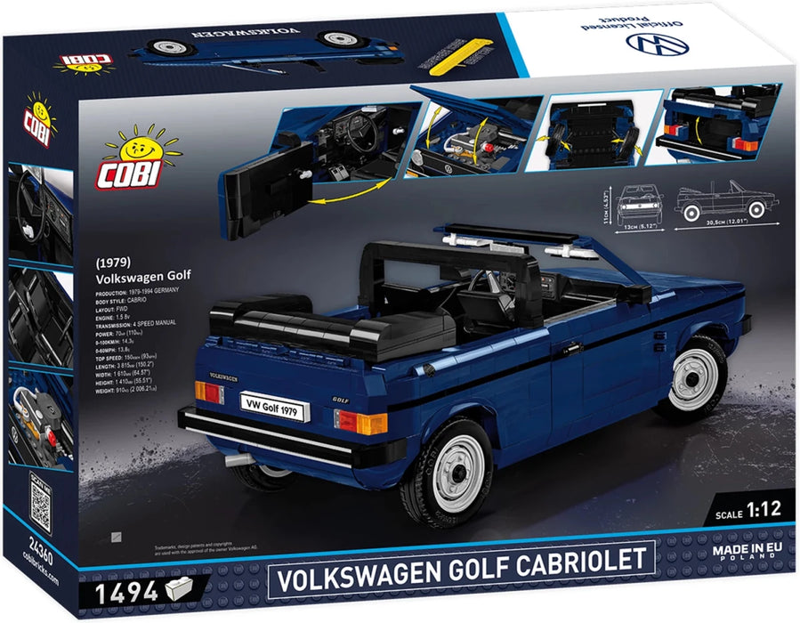 VW Golf I(1979) / 1494 pcs VW Golf I GTI Cabriolet - 24360 - Il Mattoncino