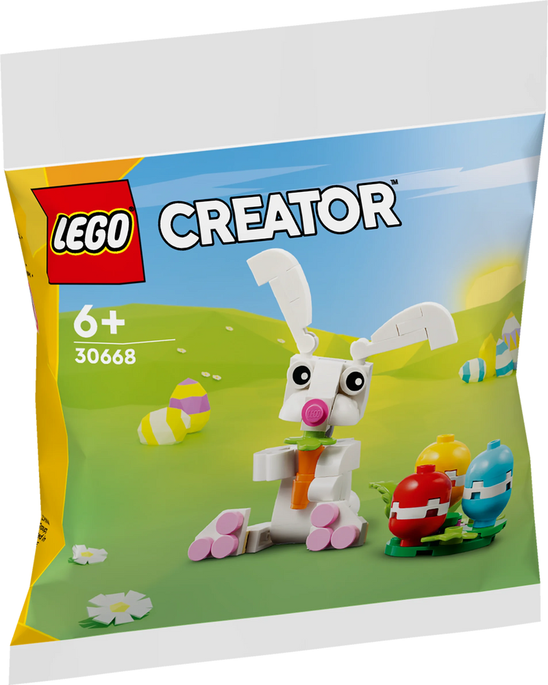 Coniglio di Pasqua con uova colorate - 30668