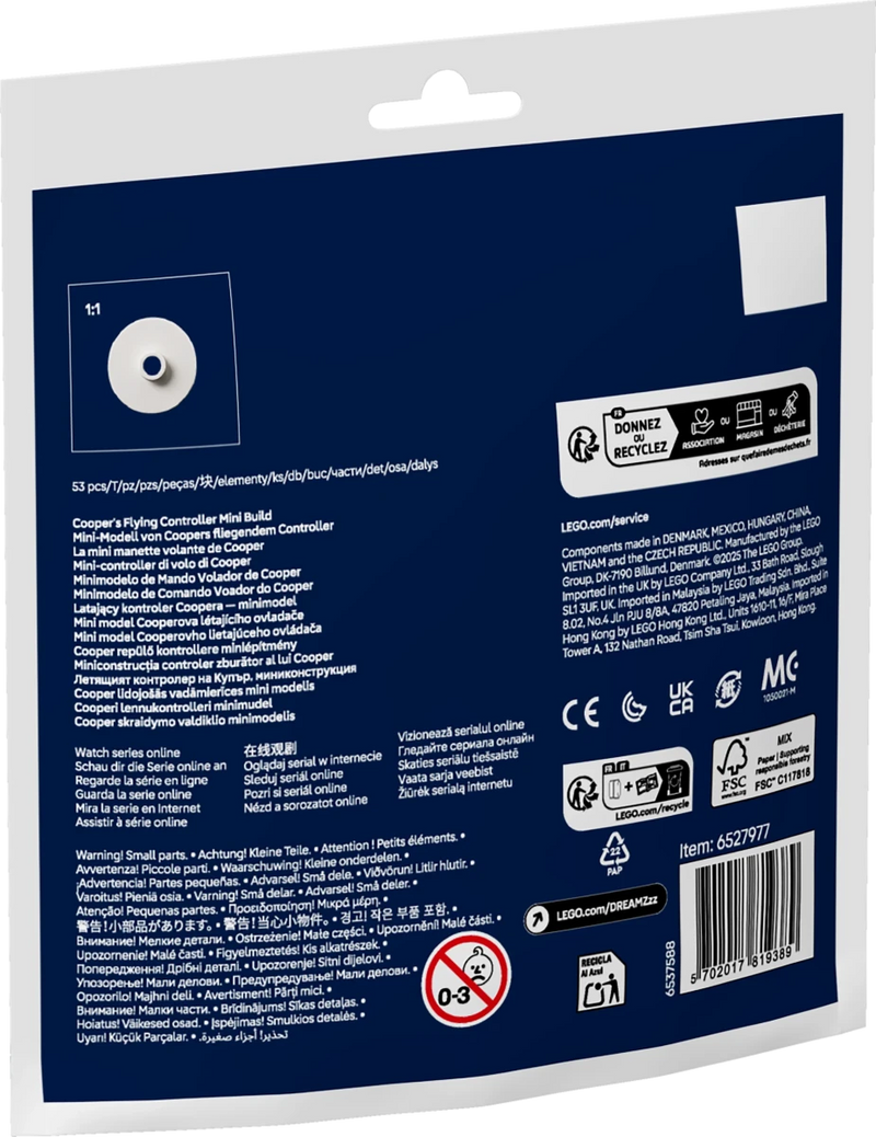 Mini - controller di volo di Cooper - 30698 - Il Mattoncino
