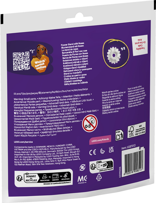 Bancarella di fiori con rose - 30721