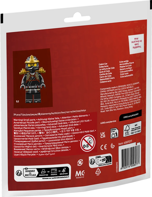 Auto ninja di Cole - 30723 - Il Mattoncino