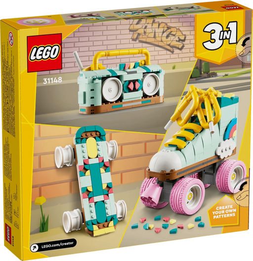 Pattino a rotelle retrò - 31148 - Il Mattoncino