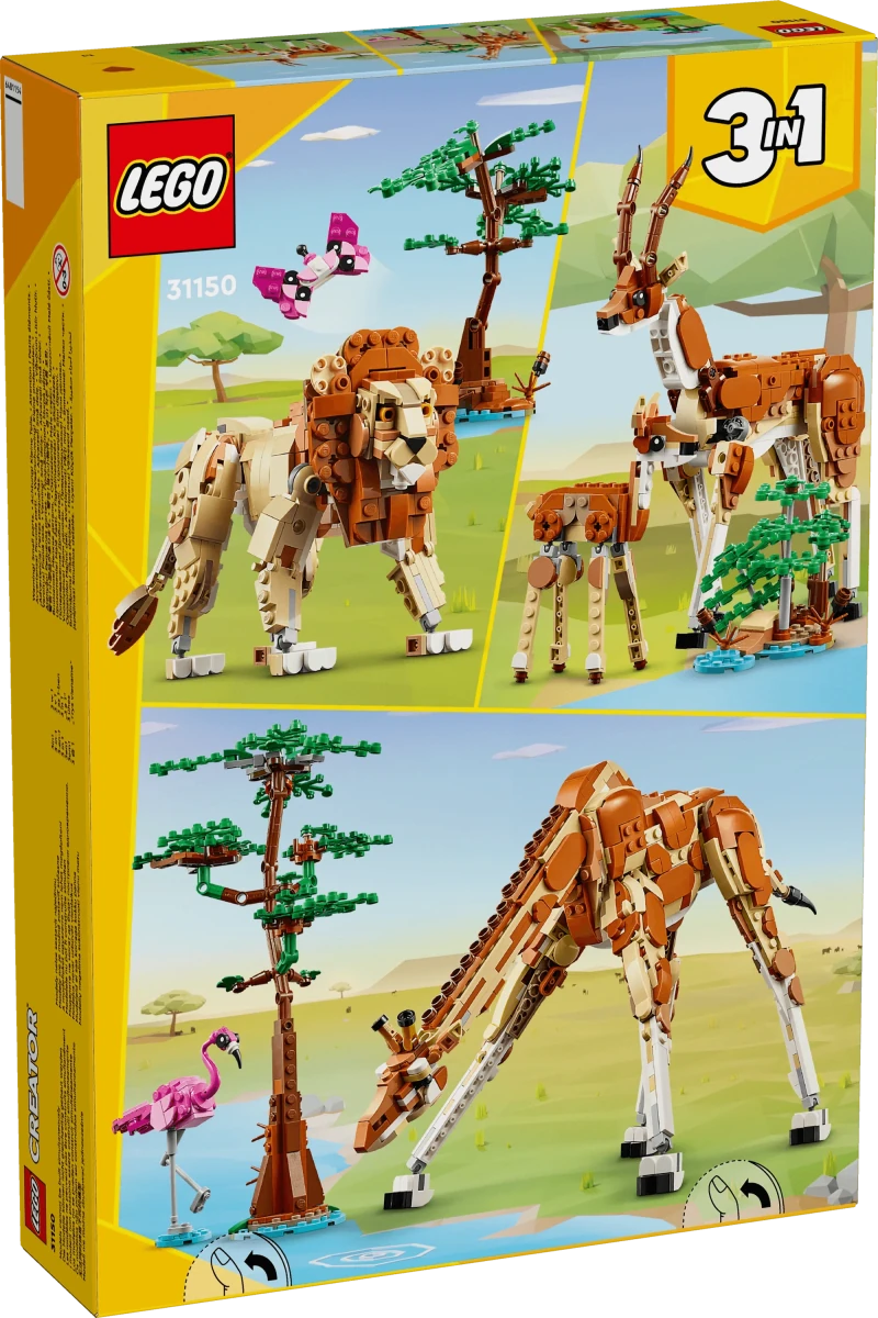 Animali del safari - 31150 - Il Mattoncino