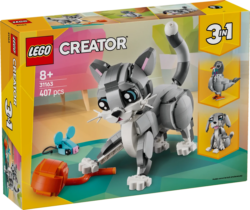 Gatto giocoso - 31163 - Il Mattoncino