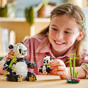 Animali selvatici: famiglia di panda - 31165 - Il Mattoncino