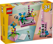 Macchina da scrivere con fiori - 31169 - Il Mattoncino