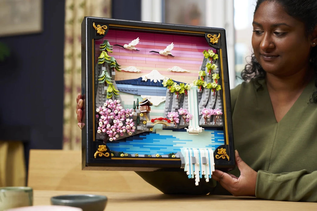 Paesaggio giapponese con ciliegi fioriti - 31218 - Il Mattoncino