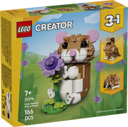 Simpatico criceto con fiore - 31376 - Il Mattoncino