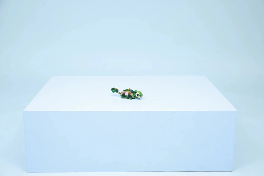 Tartaruga con fiore di ninfea - 31377 - Il Mattoncino