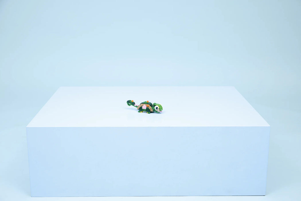 Tartaruga con fiore di ninfea - 31377