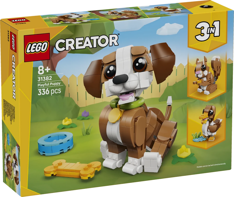Adorabili animali: cagnolino giocoso - 31382 - Il Mattoncino