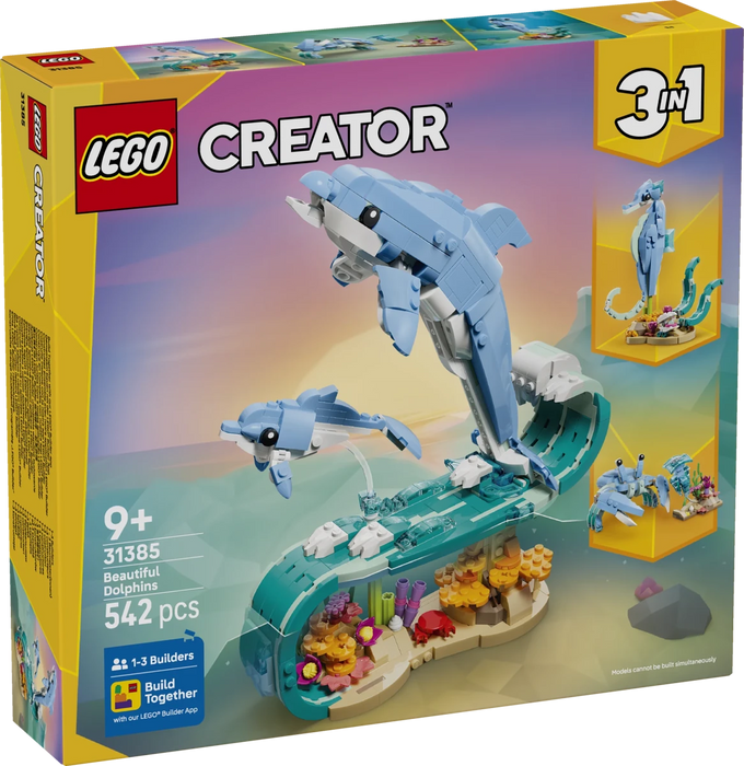 Animali marini: meravigliosi delfini - 31385 - Il Mattoncino