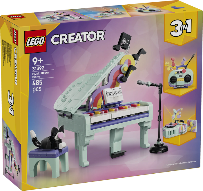 Pianoforte decorativo con gatto - 31392