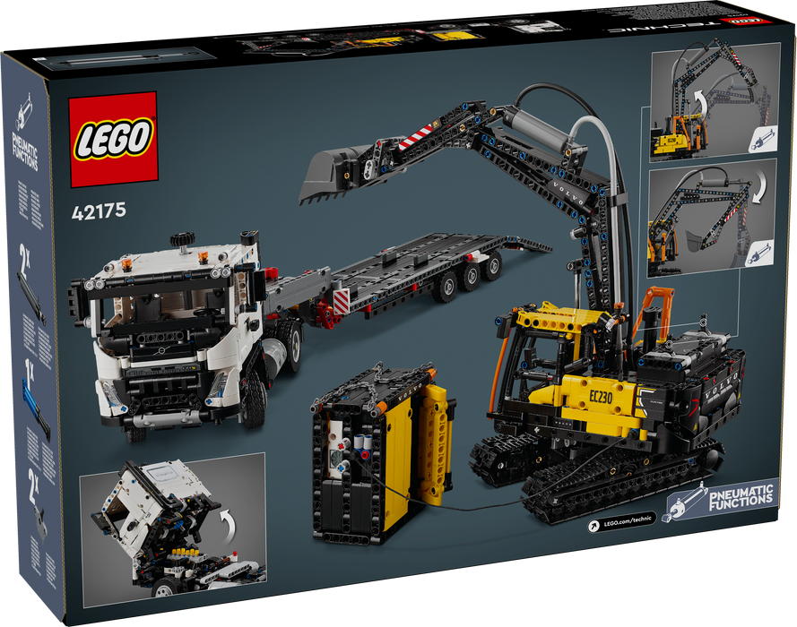 Autocarro Volvo FMX ed Escavatore elettrico EC230 42175 — Il