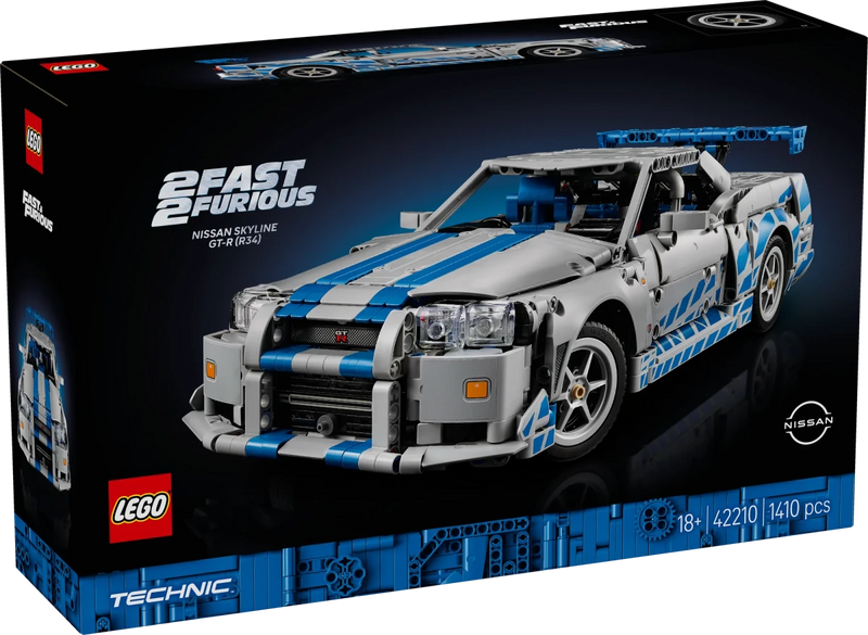 Auto Nissan Skyline GT - R (R34) 2 Fast 2 Furious - 42210 - Il Mattoncino
