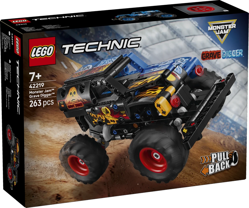 Monster Jam™ Grave Digger™ Fuoco e Ghiaccio - 42219 - Il Mattoncino