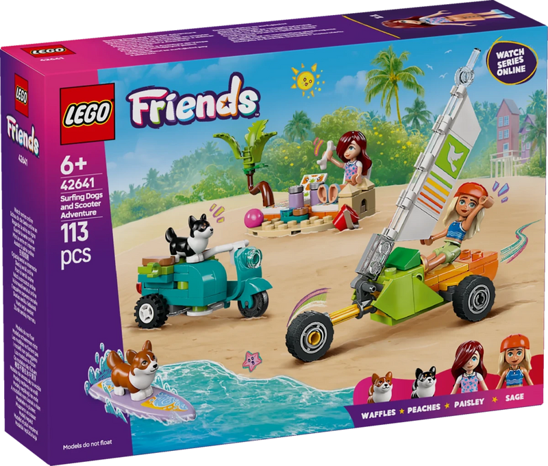 Avventure canine su windskate e sidecar - 42641 - Il Mattoncino