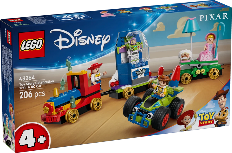 Toy Story: Treno e Auto RC celebrativi - 43264 - Il Mattoncino