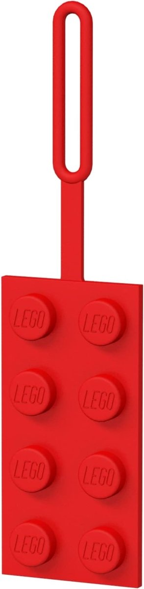 Lego 2x4 Etichetta Bagaglio Rosso - 52002 - Il Mattoncino