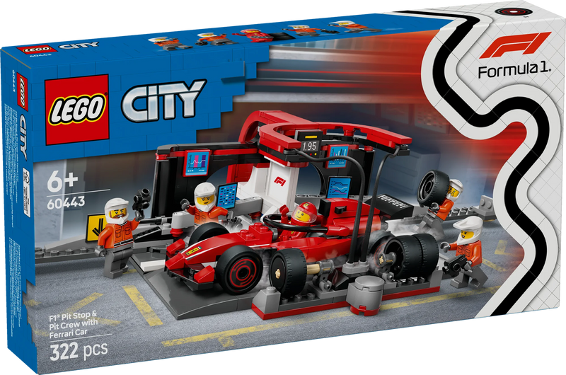 Pitstop e meccanici con monoposto Ferrari F1® - 60443