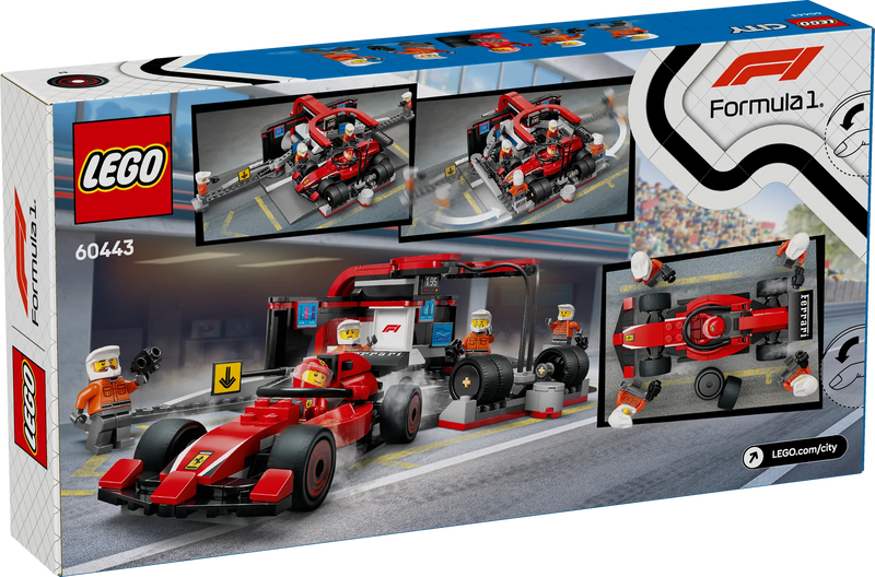 Pitstop e meccanici con monoposto Ferrari F1® - 60443